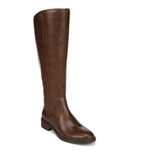 Franco Sarto Core Becky Leather Tall Boots Cognac